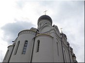 Строящийся храм Серафима Саровского в Раеве Строящийся храм Серафима Саровского в Раеве