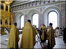 Молебен в кафедральном соборе Молебен в кафедральном соборе