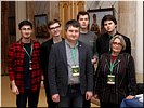 Е.И.Пименова,А.Н.Антонов и студенты Е.И.Пименова,А.Н.Антонов и студенты
