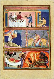 ������ � ������ � ������ (Codex Aureus Epternacensis, 1035-1040 ����)