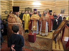 На Божественной Литургии в день памяти свщм Алексия Сибирского. С.Козлово Тверской области, 13.11.2013 На Божественной Литургии в день памяти свщм Алексия Сибирского. С.Козлово Тверской области, 13.11.2013