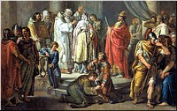 Акимов Иван. «Крещение княгини Ольги в Константинополе». 1792 г. Акимов Иван. «Крещение княгини Ольги в Константинополе». 1792 г.