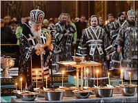 О покаянии и исповеди говорил в пятницу утром первой недели Великого поста Святейший Патриарх Кирилл после Литургии в Храме Христа Спасителя, 03.03.2017 О покаянии и исповеди говорил в пятницу утром первой недели Великого поста Святейший Патриарх Кирилл после Литургии в Храме Христа Спасителя, 03.03.2017
