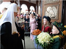 Святейший Патриарх Кирилл совершил Литургию в Михайловском соборе Ижевска в день памяти св. воина Феодора Ушакова, 15.10.2017 Святейший Патриарх Кирилл совершил Литургию в Михайловском соборе Ижевска в день памяти св. воина Феодора Ушакова, 15.10.2017