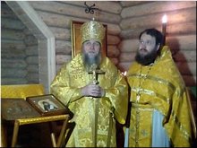 На месте рождения преподобного Серафима Вырицкого впервые совершена архиерейская служба, 09.12.2017 На месте рождения преподобного Серафима Вырицкого впервые совершена архиерейская служба, 09.12.2017