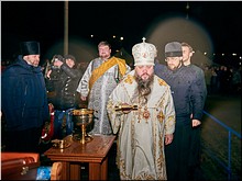 В праздник Богоявления архиепископ Варлаам совершил чин великого освящения вод Каспийского моря, 19.01.2018 В праздник Богоявления архиепископ Варлаам совершил чин великого освящения вод Каспийского моря, 19.01.2018