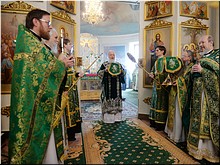 В день памяти святого благоверного князя Даниила Московского Святейший Патриарх Кирилл совершил Литургию в Даниловом монастыре, 17.03.2018 В день памяти святого благоверного князя Даниила Московского Святейший Патриарх Кирилл совершил Литургию в Даниловом монастыре, 17.03.2018