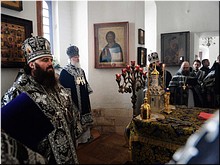 В понедельник Страстной седмицы Святейший Патриарх Кирилл совершил Божественную Литургию в Донском монастыре и совершил литию по погибшим в Кемерово, 02.04.2018 В понедельник Страстной седмицы Святейший Патриарх Кирилл совершил Божественную Литургию в Донском монастыре и совершил литию по погибшим в Кемерово, 02.04.2018