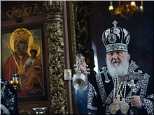 Во вторник Страстной седмицы Святейший Патриарх Кирилл совершил Божественную Литургию в Высоко-Петровском монастыре, 03.04.2018 Во вторник Страстной седмицы Святейший Патриарх Кирилл совершил Божественную Литургию в Высоко-Петровском монастыре, 03.04.2018