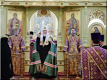 В праздник Воздвижения Креста Господня Предстоятель Русской Церкви совершил Литургию в Никольском кафедральном соборе Армавира, 27.09.2018 В праздник Воздвижения Креста Господня Предстоятель Русской Церкви совершил Литургию в Никольском кафедральном соборе Армавира, 27.09.2018