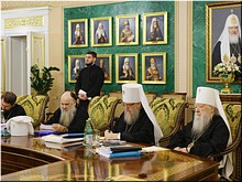 Святейший Патриарх Кирилл возглавил последнее в 2018 году заседание Священного Синода, 28.12.2018 Святейший Патриарх Кирилл возглавил последнее в 2018 году заседание Священного Синода, 28.12.2018