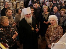 К 50-летию прославления равноапостольного Николая Японского в храме при МГУ открылась выставка, 24.02.2019 К 50-летию прославления равноапостольного Николая Японского в храме при МГУ открылась выставка, 24.02.2019