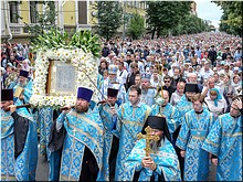 8 тысяч курян прошли традиционным крестным ходом с иконой Божией Матери «Знамение», 28.06.2019 8 тысяч курян прошли традиционным крестным ходом с иконой Божией Матери «Знамение», 28.06.2019