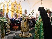 В день памяти преподобных Зосимы, Савватия и Германа Соловецких Святейший Патриарх Кирилл совершил Литургию в Соловецком монастыре, 21.08.2019 В день памяти преподобных Зосимы, Савватия и Германа Соловецких Святейший Патриарх Кирилл совершил Литургию в Соловецком монастыре, 21.08.2019