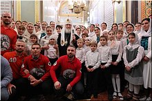 В День своего рождения Святейший Патриарх Кирилл совершил Божественную Литургию в Храме Христа Спасителя, 20.11.2019 В День своего рождения Святейший Патриарх Кирилл совершил Божественную Литургию в Храме Христа Спасителя, 20.11.2019