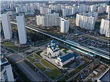 Предстоятель Русской Церкви освятил храм праведного воина Феодора Ушакова в Южном Бутове, 22.12.2019 Предстоятель Русской Церкви освятил храм праведного воина Феодора Ушакова в Южном Бутове, 22.12.2019
