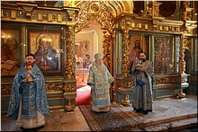В праздник Иверской иконы Божией Матери митрополит Ювеналий совершил Литургию в Новодевичьем монастыре, 25.02.2020 В праздник Иверской иконы Божией Матери митрополит Ювеналий совершил Литургию в Новодевичьем монастыре, 25.02.2020