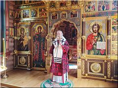 В день Усекновения главы Иоанна Предтечи Святейший Патриарх Кирилл совершил Литургию в Александро-Невском скиту, 11.09.2020 В день Усекновения главы Иоанна Предтечи Святейший Патриарх Кирилл совершил Литургию в Александро-Невском скиту, 11.09.2020