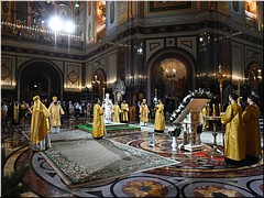 В праздник Рождества Христова Предстоятель Русской Церкви совершил Божественную литургию в Храме Христа Спасителя, 07.01.2021 В праздник Рождества Христова Предстоятель Русской Церкви совершил Божественную литургию в Храме Христа Спасителя, 07.01.2021