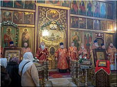 Архиерейская Литургия совершена в храме Архангела Михаила в Тропарёве в малый престольный праздник – день памяти святителя Харалампия, 23.02.2021 Архиерейская Литургия совершена в храме Архангела Михаила в Тропарёве в малый престольный праздник – день памяти святителя Харалампия, 23.02.2021