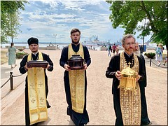 Молитвенное шествие «по водам» совершено в Санкт-Петербурге, 13.07.2021 Молитвенное шествие «по водам» совершено в Санкт-Петербурге, 13.07.2021