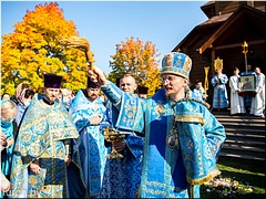 Патриарший экзарх всея Беларуси совершил Божественную Литургию в храме иконы Божией Матери «Целительница» города Бобруйска в день престольного праздника, 01.10.2021 Патриарший экзарх всея Беларуси совершил Божественную Литургию в храме иконы Божией Матери «Целительница» города Бобруйска в день престольного праздника, 01.10.2021