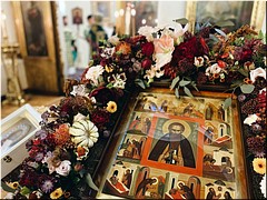 Вдень памяти преподобного Варлаама Хутынского и священномученика Константина (Любомудрова) митрополит Иларион совершил Литургию в храме «Всех скорбящих Радость», 19.11.2021 Вдень памяти преподобного Варлаама Хутынского и священномученика Константина (Любомудрова) митрополит Иларион совершил Литургию в храме «Всех скорбящих Радость», 19.11.2021