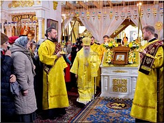 Митрополит Варсонофий совершил Божественную Литургию в храме святителя Спиридона Тримифунтского в день его памяти, 25.12.2021 Митрополит Варсонофий совершил Божественную Литургию в храме святителя Спиридона Тримифунтского в день его памяти, 25.12.2021