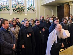 Митрополит Санкт-Петербургский Варсонофий совершил Божественную Литургию в Смоленском храме, 06.02.2022 Митрополит Санкт-Петербургский Варсонофий совершил Божественную Литургию в Смоленском храме, 06.02.2022