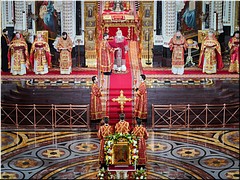 В праздник Пасхи Святейший Патриарх Кирилл возглавил торжественное богослужение в Храме Христа Спасителя В праздник Пасхи Святейший Патриарх Кирилл возглавил торжественное богослужение в Храме Христа Спасителя