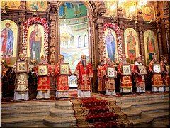 В день празднования 350-летия Нижегородской епархии сонм архиереев Русской Церкви совершил Божественную литургию, 12.05.2022 В день празднования 350-летия Нижегородской епархии сонм архиереев Русской Церкви совершил Божественную литургию, 12.05.2022