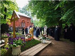 Предстоятель Русской Церкви посетил Игуменское кладбище Валаамского монастыря и совершил там молитву, 10.07.2022 Предстоятель Русской Церкви посетил Игуменское кладбище Валаамского монастыря и совершил там молитву, 10.07.2022