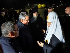 Святейший Патриарх Кирилл прибыл во Владикавказ, 12.11.2022 Святейший Патриарх Кирилл прибыл во Владикавказ, 12.11.2022