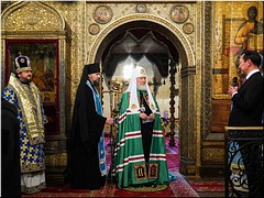 В праздник Введения во храм Пресвятой Богородицы Предстоятель Русской Церкви совершил Литургию в Успенском соборе Московского Кремля в присутствии делегации из Якутии, 04.12.2022 В праздник Введения во храм Пресвятой Богородицы Предстоятель Русской Церкви совершил Литургию в Успенском соборе Московского Кремля в присутствии делегации из Якутии, 04.12.2022