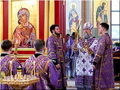 В праздник Изнесения честных Древ Животворящего Креста Господня глава Казахстанского митрополичьего округа совершил Литургию в Александро-Невском соборе Алма-Аты, 14.08.2023 В праздник Изнесения честных Древ Животворящего Креста Господня глава Казахстанского митрополичьего округа совершил Литургию в Александро-Невском соборе Алма-Аты, 14.08.2023